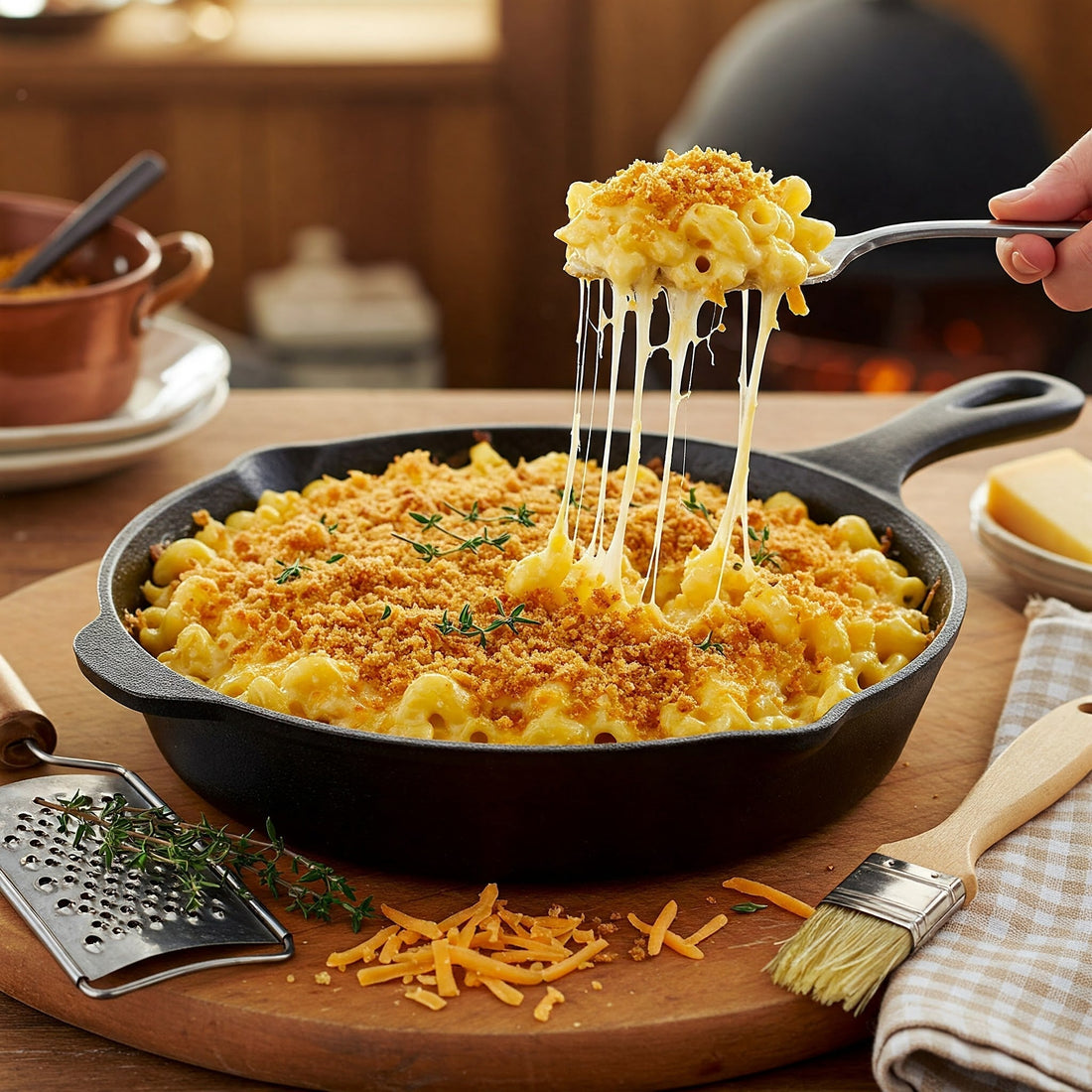 Southern-Style Baked Mac &amp; Cheese (The Ultimate Comfort Food)