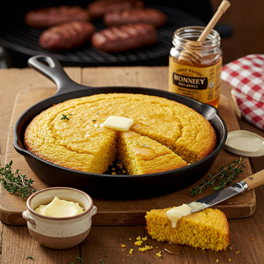 Buttery Skillet Cornbread (With Crispy Edges)